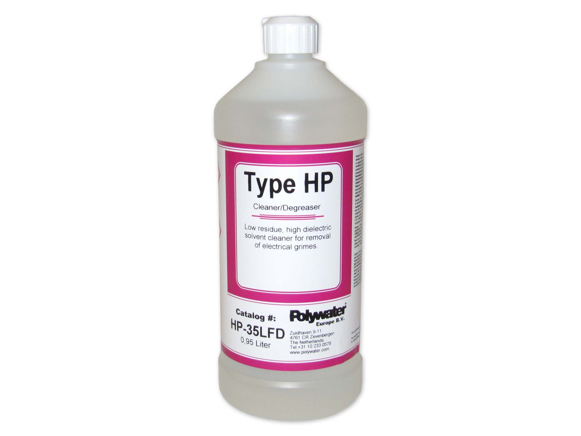 Polywater HP-35LFD - lösungsmittelhaltiger Universalreiniger 0.95l Dosierflasche