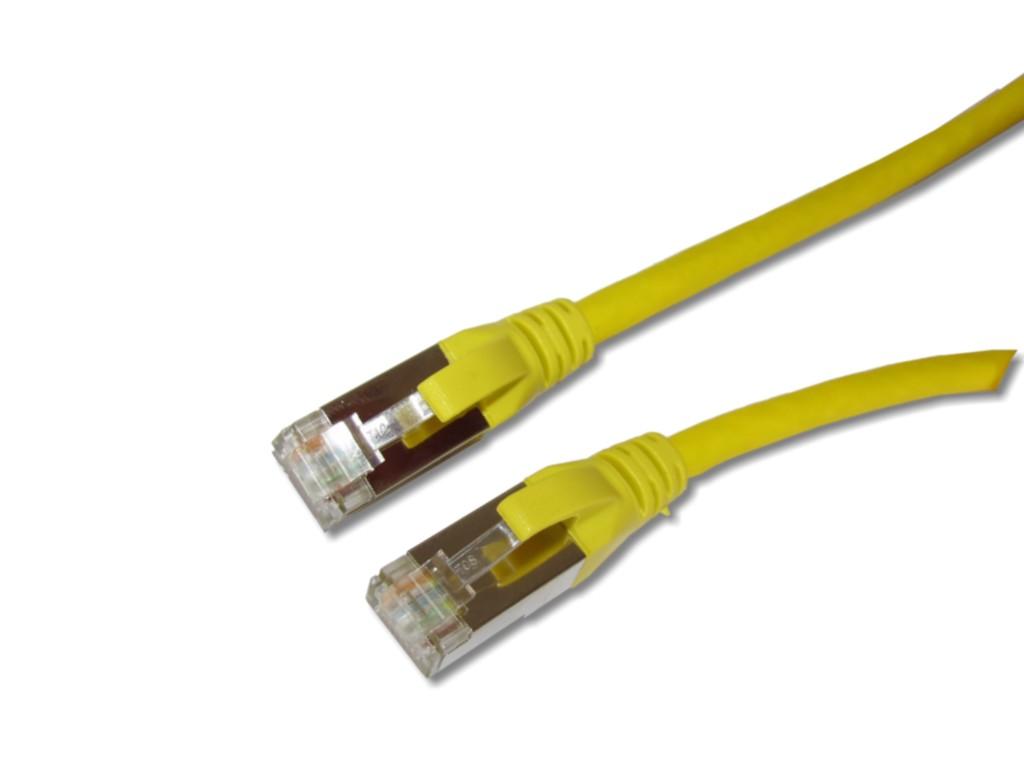 CPC-SF6A-YW RJ45 S/FTP Patchkabel Cat.6A, LSOH, gelb