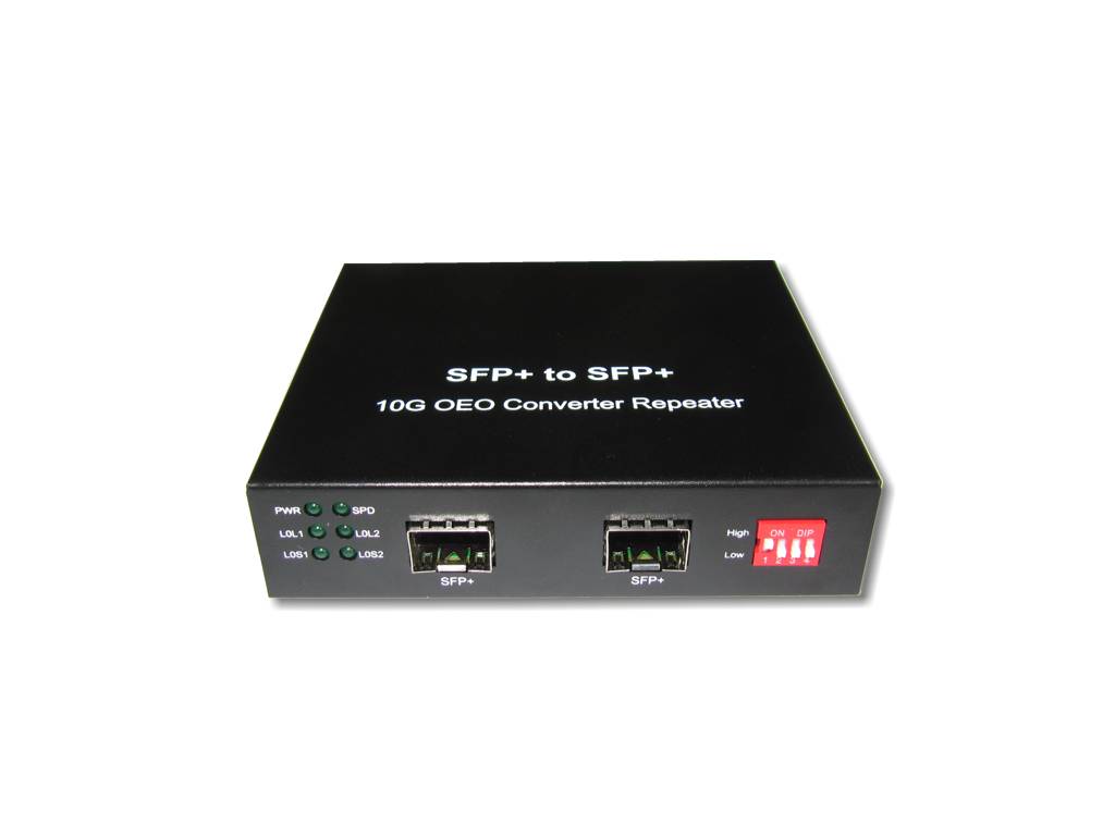 FMC-MC10G2SPP-10G-medien-konverter-2-SFP-plus LWL Media Converter SFP+ auf  SFP+ (ohne Modul)