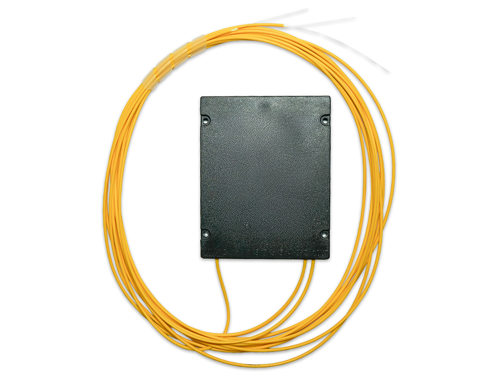 PLC Splitter 1x2 9/125µm G657A1 2mm in ABS Box