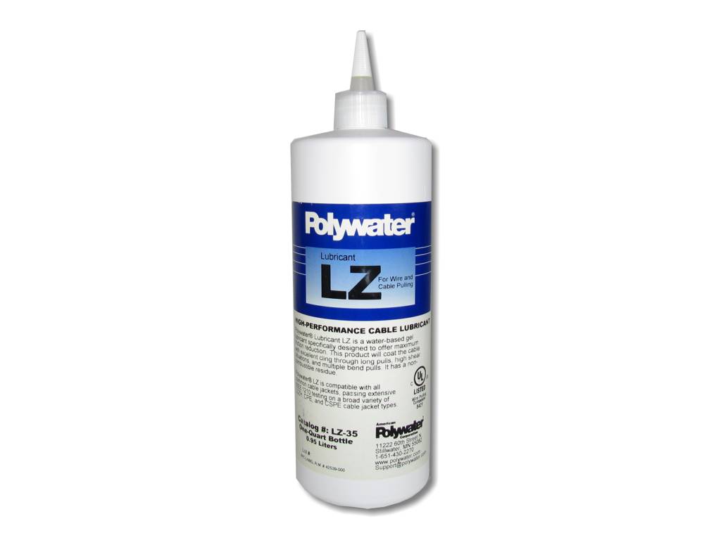 FLT-PW-LZ-35-universal-gleitmittel-f-r-lsoh-kabel Universal Kabelgleitmittel zum Einzug von halogenfreien Kabeln (LSOH) Polywater LZ-35