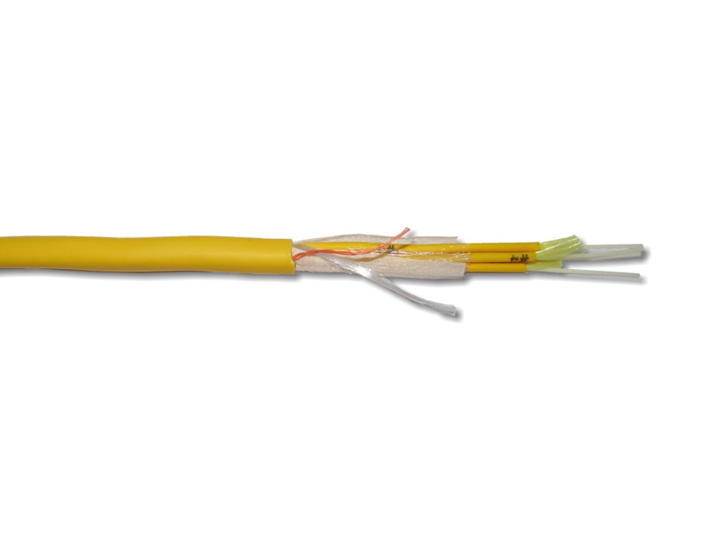 587m LWL Breakoutkabel I-V(ZN)HH 4 E9/125 G.657A1 OS2 - Restposten