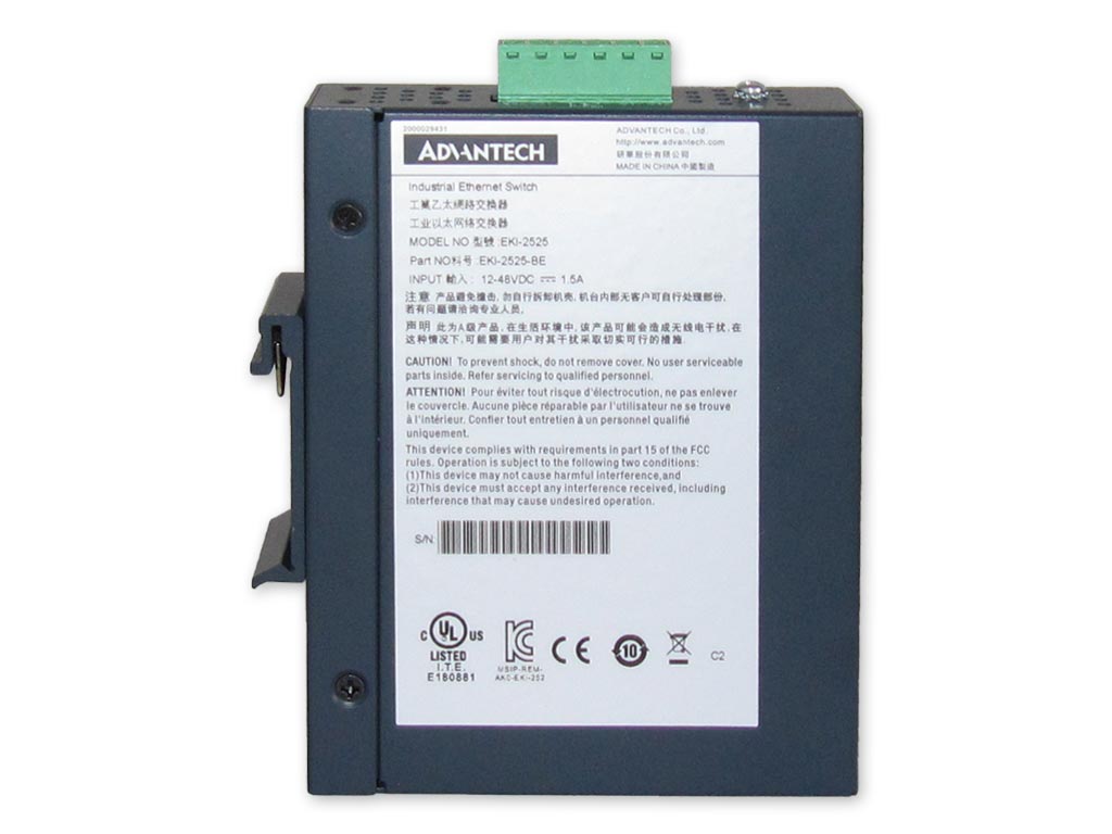 Advantech EKI-2525 5-Port 10/100Mbps FE Switch