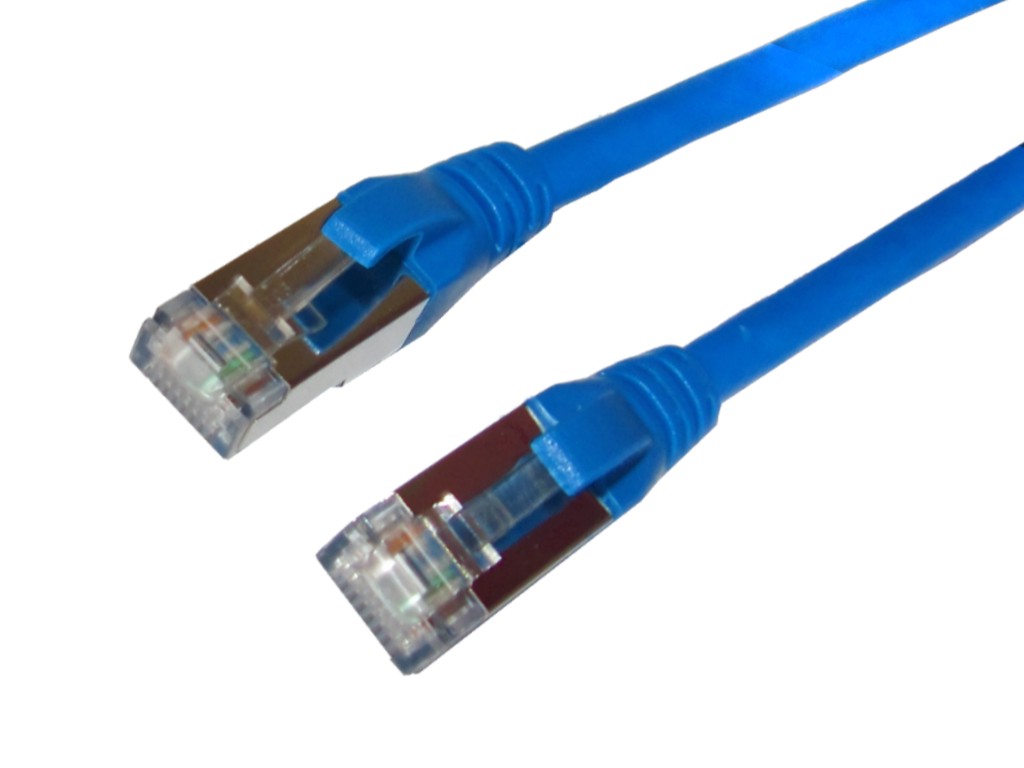 CPC-SF6A-BL-RJ45-Cat-6A-patchkabel-blau RJ45 S/FTP Patchkabel Cat.6A 10 Gigabit blau