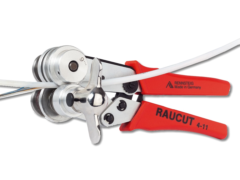 RAUCUT 2 Kit Bündelader Anschneidewerkzeug 5-10mm im Kunststoffkoffer