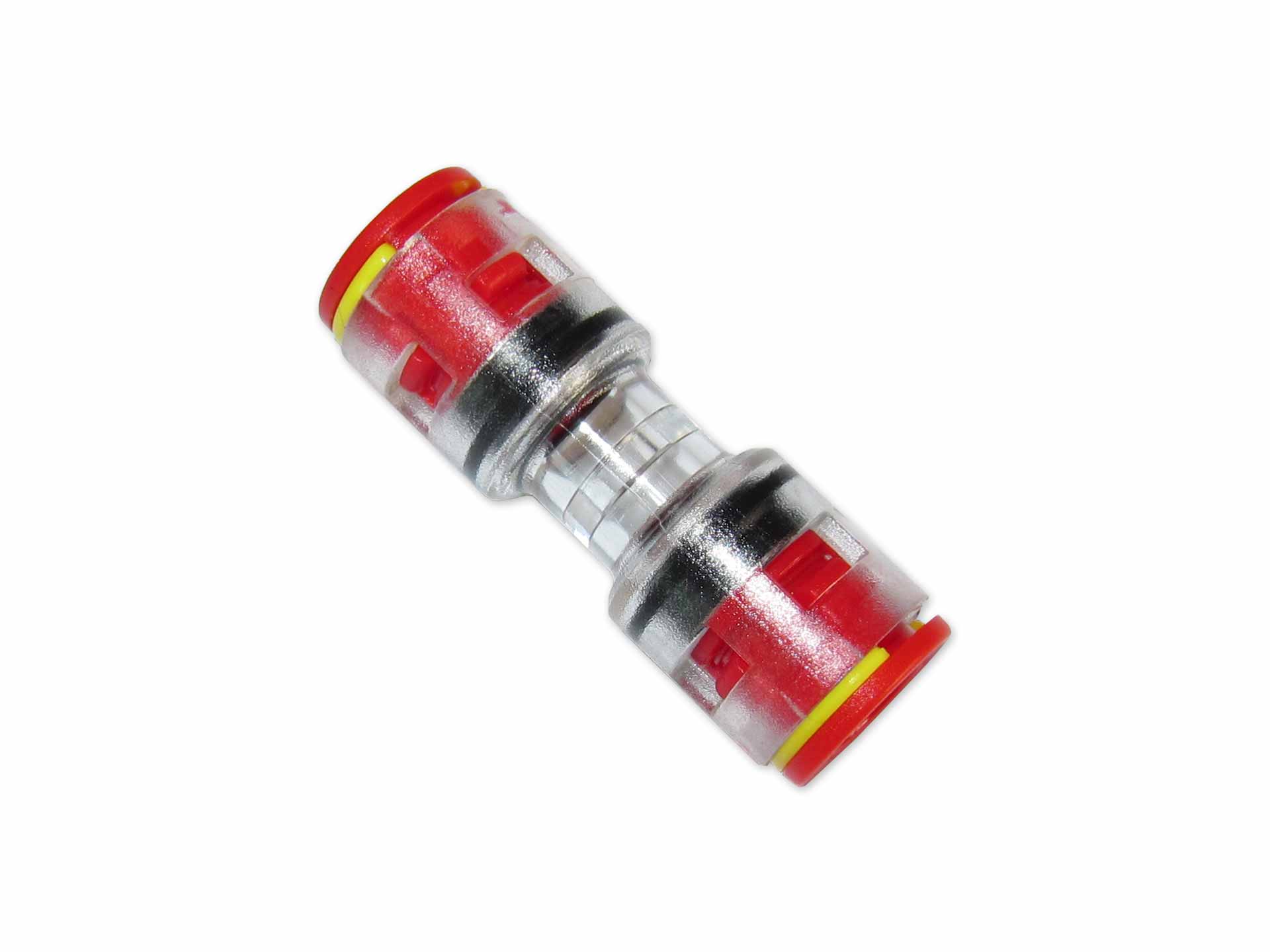 FTX-MVB-7-4-7mm-mikrorohrverbinder-doppelsteckmuffe-innen-4 7mm Mikrorohr Verbinder microduct connector innen 4 mm mit Clips