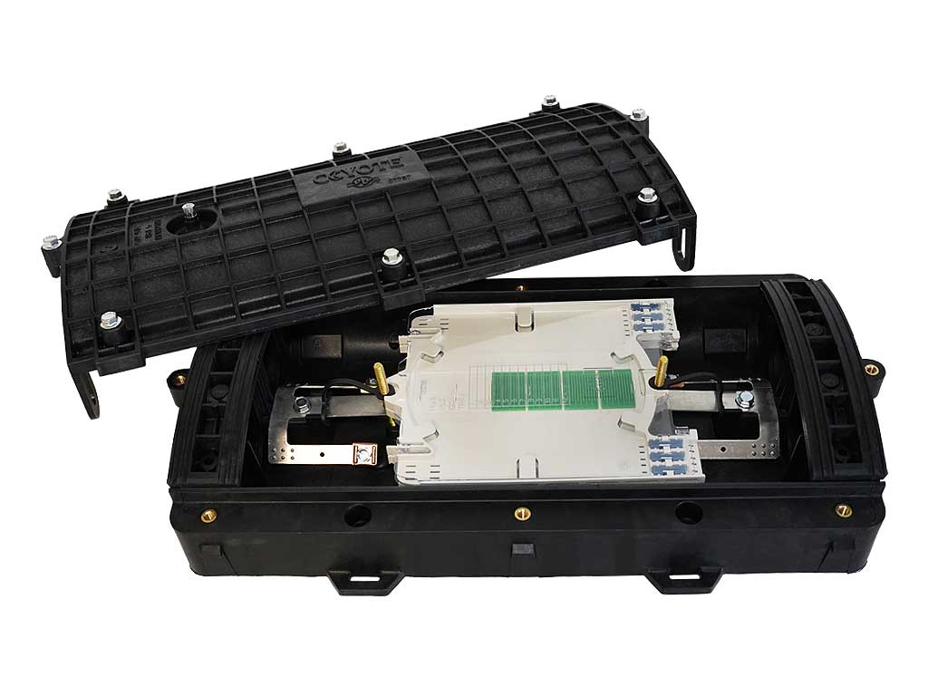 LWL-Muffe bis 192 Spleiße COYOTE® InLine RUNT