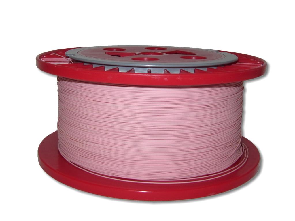 LWL Pigtailader 50/125µm OM2 trockene Kompaktader 0,9mm pink