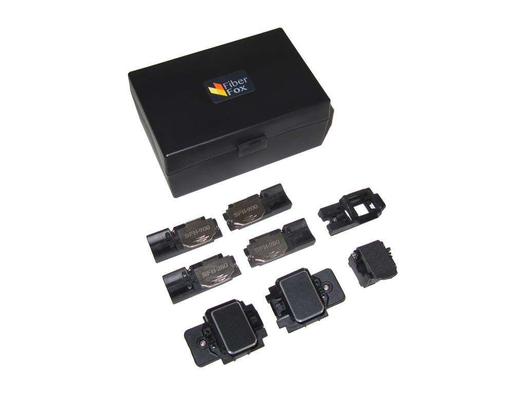 Fiberfox Mini 6S+ Kit Premium  LWL Spleißgerät - Premiumpaket Cleaver 2 Akkus Presse