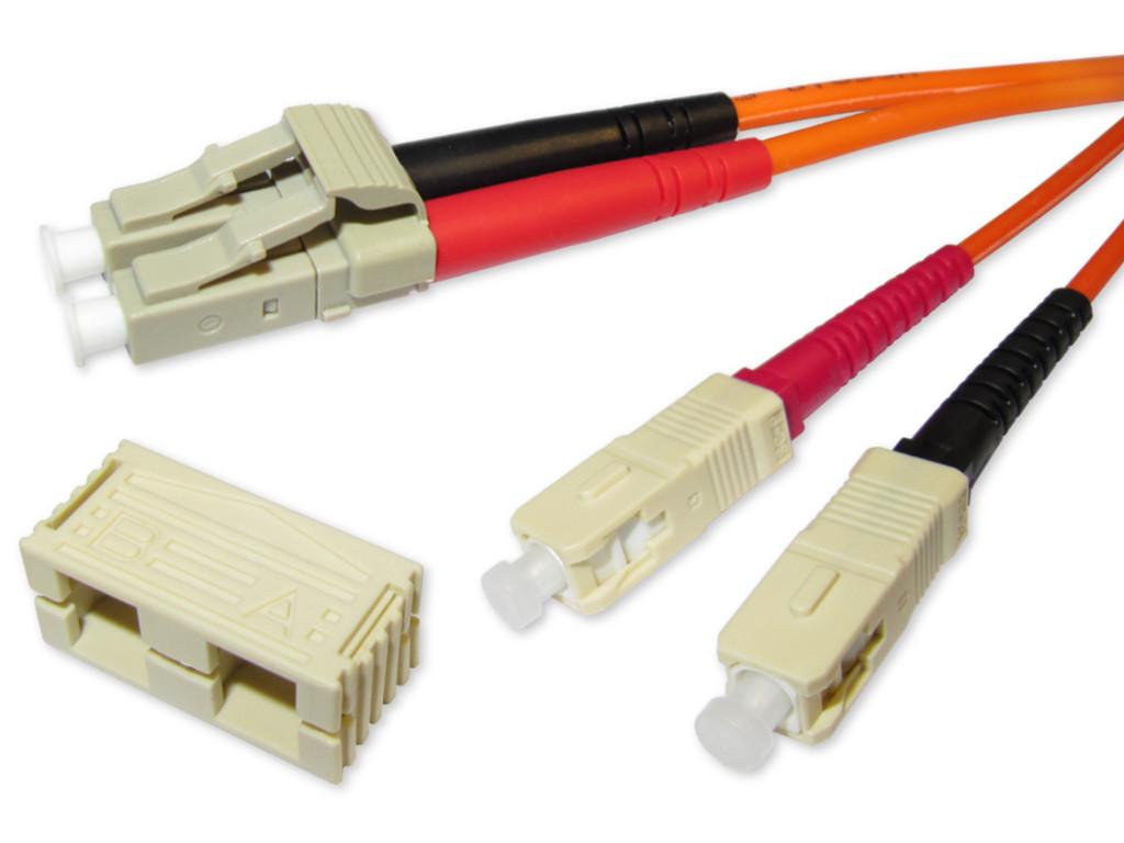 fpc-lcscd52 LC-SC duplex LWL Patchkabel 50/125µm OM2