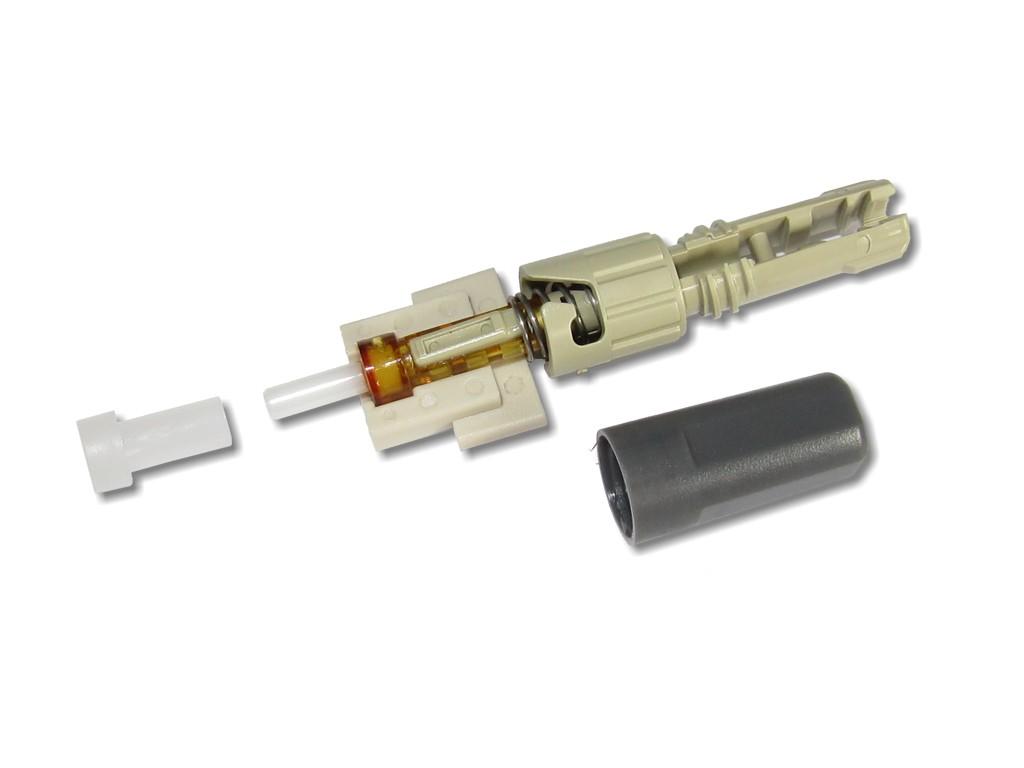 feldkonfektionierbarer LWL ST Stecker multimode für 3mm Kabel