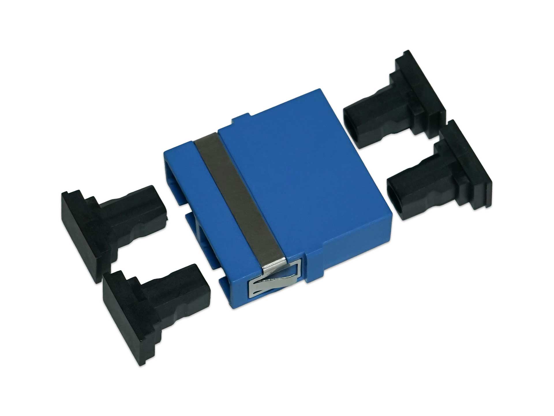 SC-SC duplex LWL Kupplung ohne Flansch