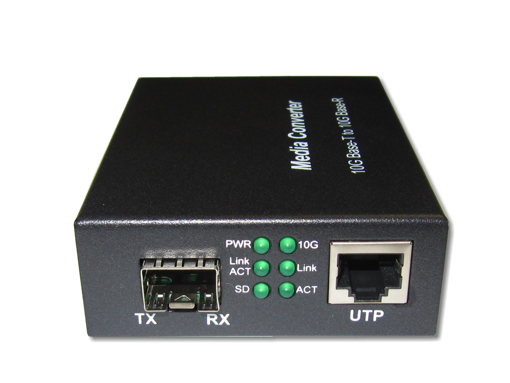 LWL Media Converter 10GBase-T RJ45 auf 10GBase-R für SFP+