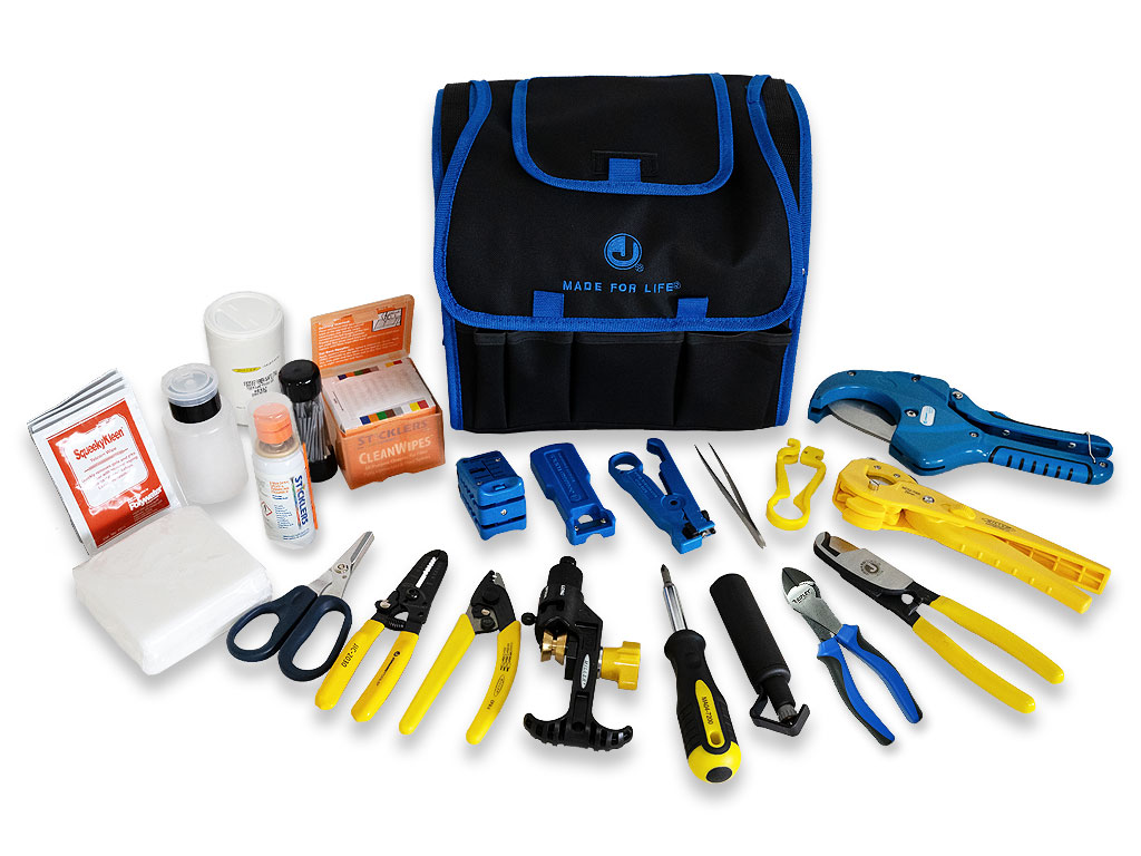 LWL FTTH Profi Werkzeugkit & Reinigungsset