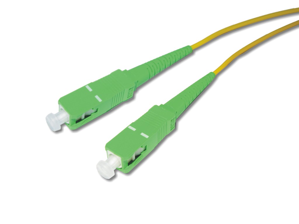 FPC-SASAS9A1 SC/APC 8° - SC/APC 8° simplex LWL Patchkabel 9/125µm G.657A1