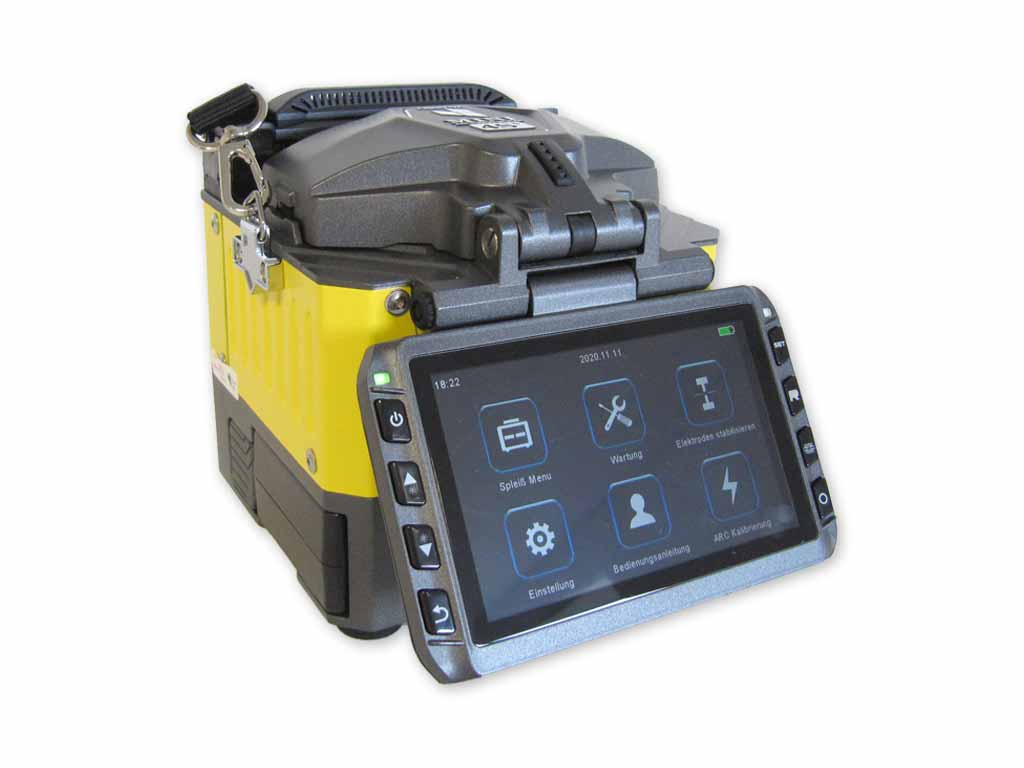 FFS-FF-MINI4SPLUS-PRO-fiberfox-mini-4s-spleissger-t-fusion-splicer-mit-cleaver-mini50gb vollautomatisches LWL Spleißgerät Fiberfox Mini 4S+ mit Cleaver