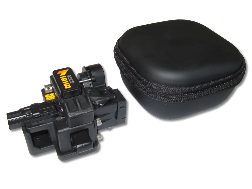 Fiberfox Mini50GB - professioneller LWL Cleaver / Faserbrechgerät mit automatischem Faserabtransport