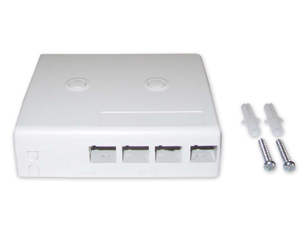 FDO-F4S-lwl-ftth-Anschlussdose-4-lc-duplex-sc-simplex-unbest-ckt LWL FTTH Anschlussdose für 4x LC duplex oder 4x SC simplex unbestückt