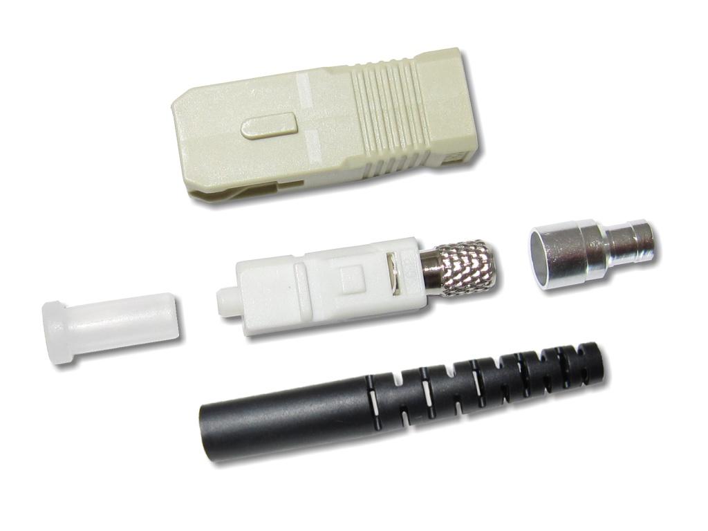 FCO-SC-MM-3 SC-Stecker multimode 3mm schwarz