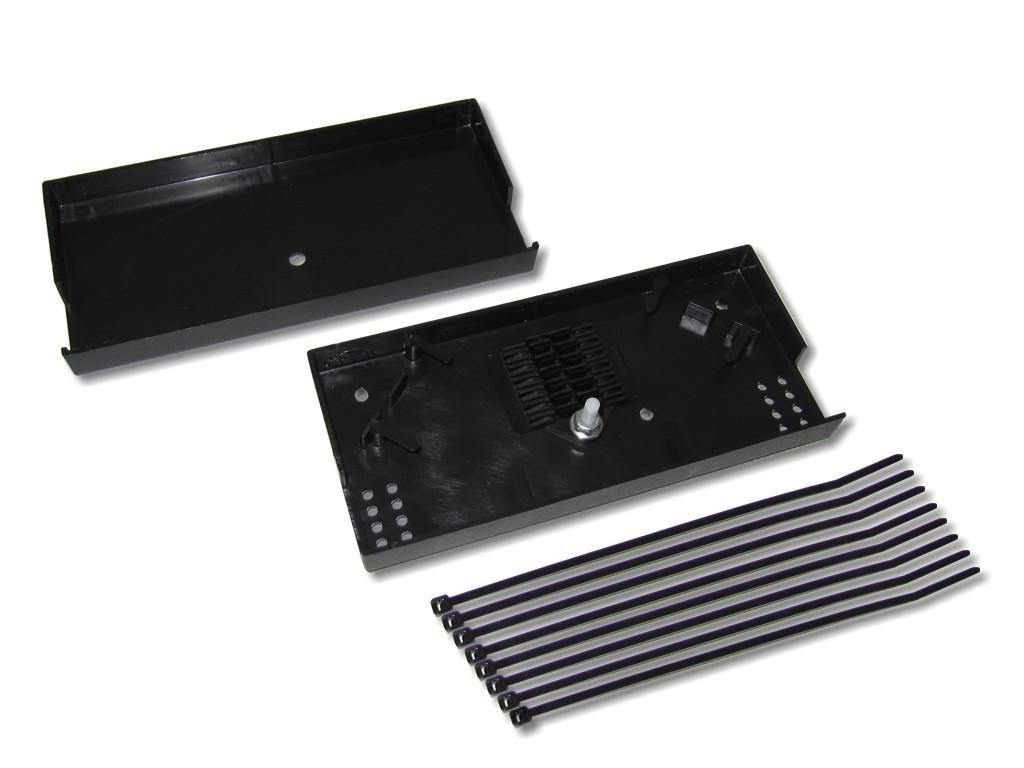 FAC-MWB12_1 LWL Mini Wand Spleißbox inkl. Spleißhalter für 12 Fasern