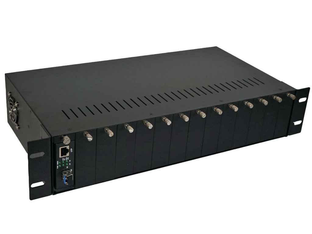 AKTOS® Medienkonverter Rack 19" 2HE AKTOS® Medienkonverter Rack 19" 2HE