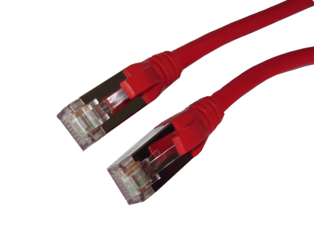 CPC-SF6A-RD-RJ45-Cat-6A-patchkabel-rot RJ45 S/FTP Patchkabel Cat.6A 10 Gigabit rot