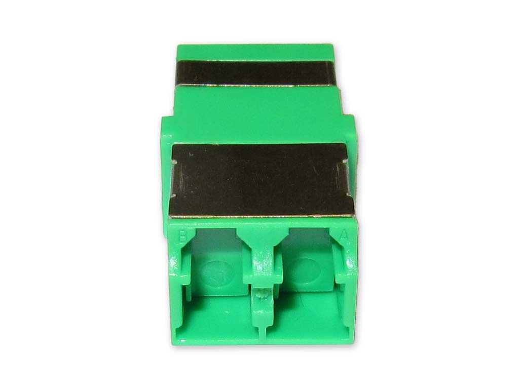 FAD-LAD-NFS-LC-APC-duplex-Kupplung-LWL-interner-Shutter-Laserschutz-no-flange LC/APC duplex Kupplung mit internem Shutter ohne Flansch