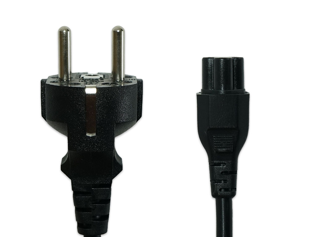  Netzkabel CEE7/7 zu IEC C5 Buchse