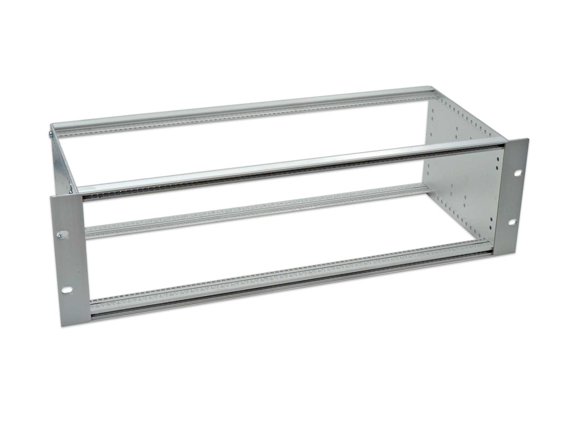 19-Zoll Baugruppenträger 3HE / 84TE – Modulares Subrack für LWL-Einschübe