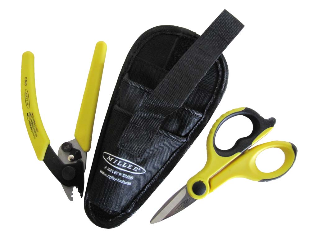 Miller Glasfaser Werkzeug-Kit MA01-7002 Gürteltasche mit Kevlarschere und Absetzwerkzeug