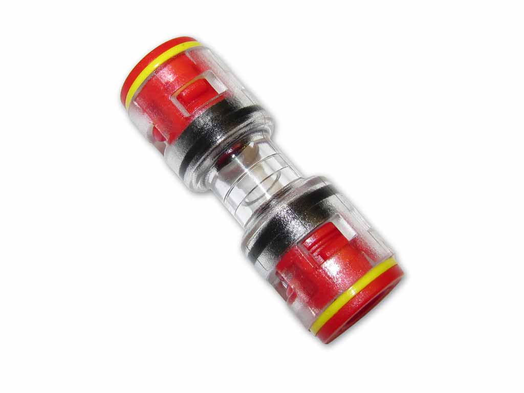 FTX-MVB-7-5-5-7mm-mikrorohrverbinder-doppelsteckmuffe-innen-5-5 7mm Mikrorohr Verbinder microduct connector innen 5.5mm mit Clips