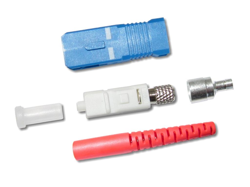 FCO-SC-SM-2R SC-Stecker singlemode 2mm rot