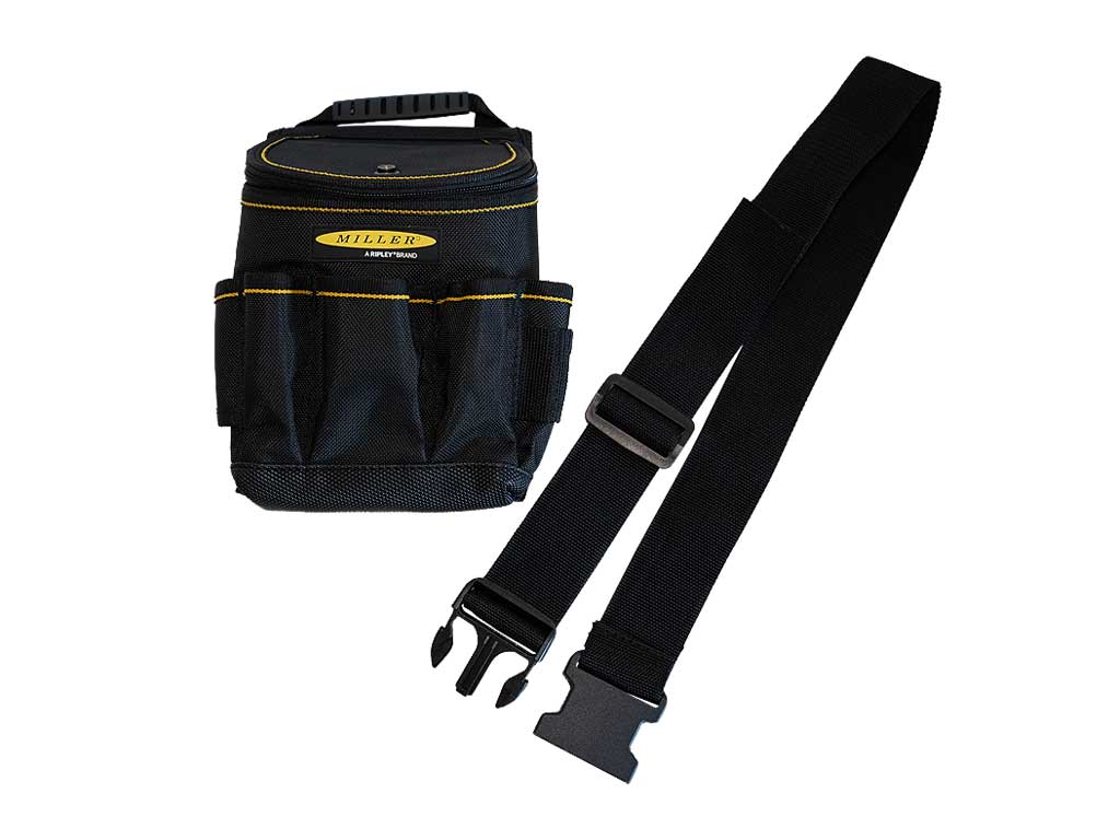 Miller Gürtel Werkzeugtasche 13 Taschen mit Reißverschluss und Gurt