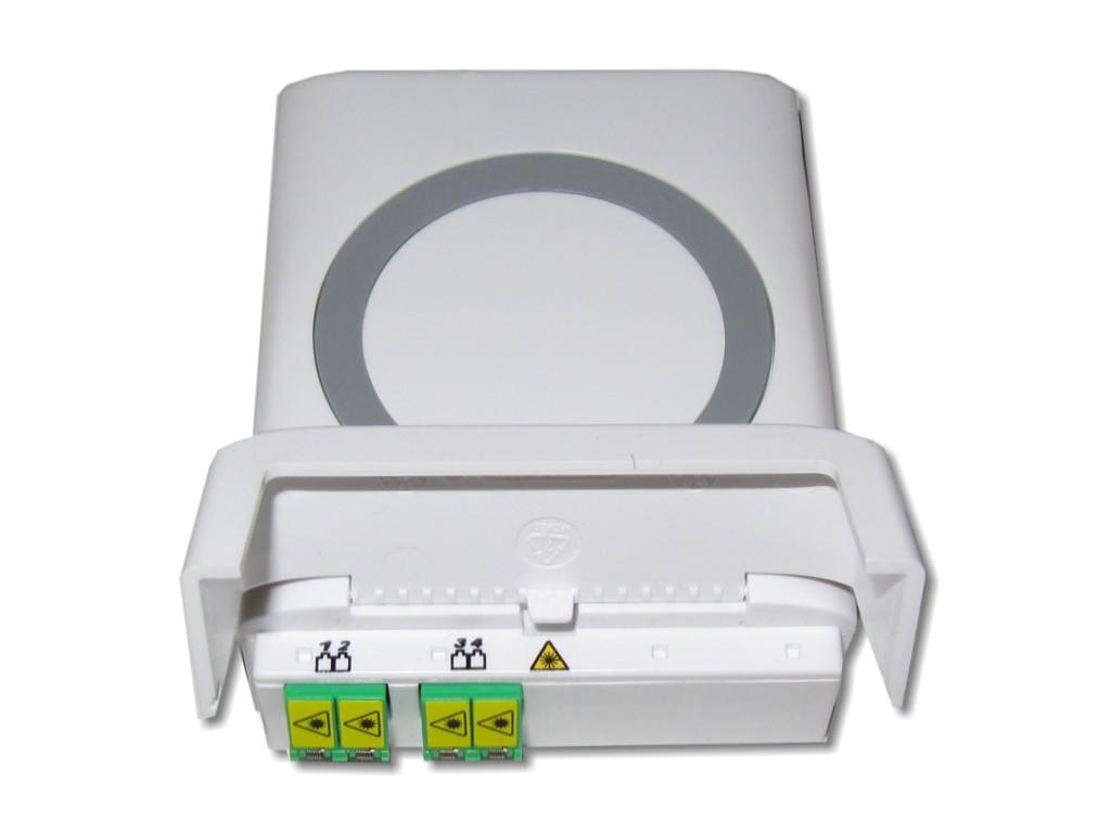 FDO-FTTH-AA2LAD LWL FTTH Anschlussdose inkl. 2x LC-APC duplex Kupplung mit Shutter