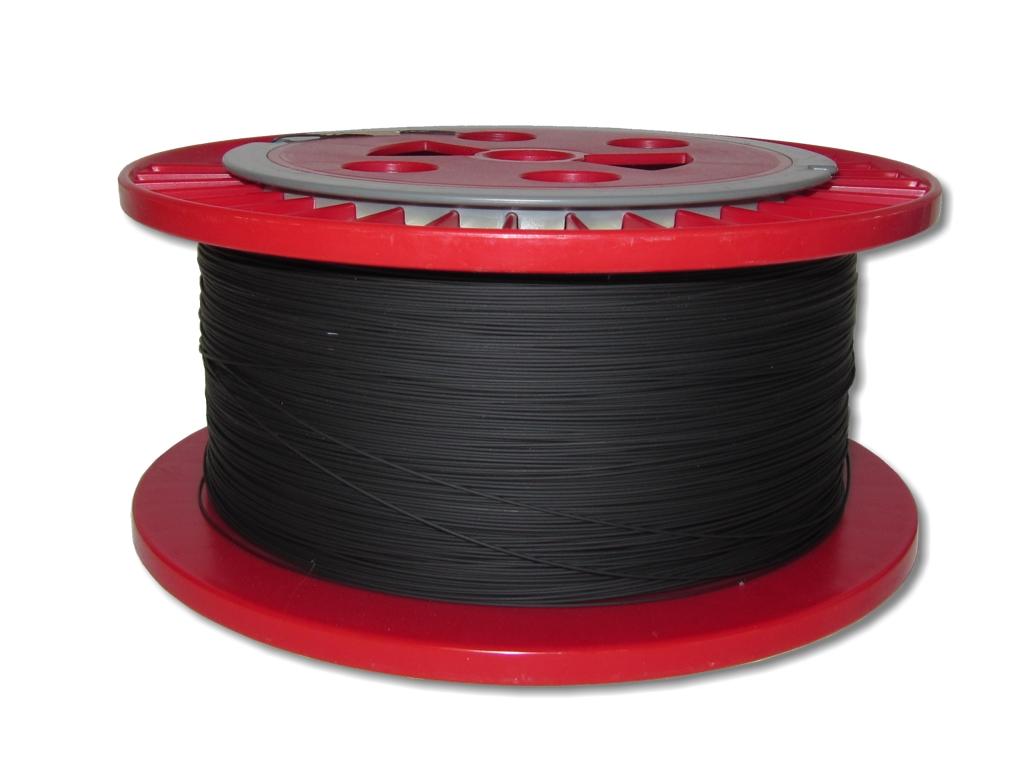 FCA-V92BK-LWL-Pigtailader-9um-trockene-Kompaktader-schwarz 830m LWL Pigtailader 9/125µm OS2 trockene Kompaktader 0,9mm schwarz