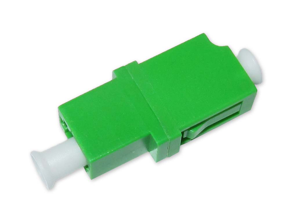 LC/APC simplex LWL Glasfaser Kupplung singlemode ohne Flansch